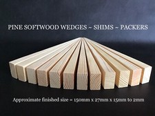 Wooden pine wedges 150mm - pine, ~