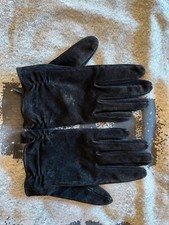 Debenhams Black Gloves Size