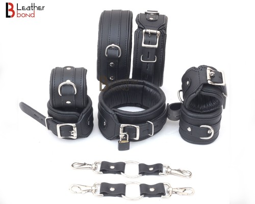 Thick real leather wrist ankle - real,
