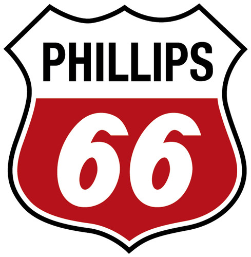 Phillips oil gas sticker - oil,