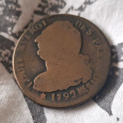 Spain maravedis 1792 - 2,