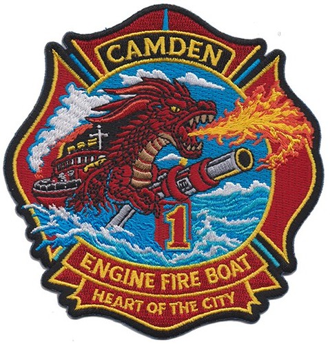 Camden engine fire boat - engine, 1