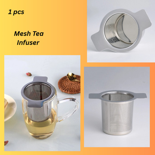 Stainless steel mesh tea - stainless,