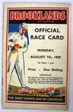 Brooklands official car racing - car,