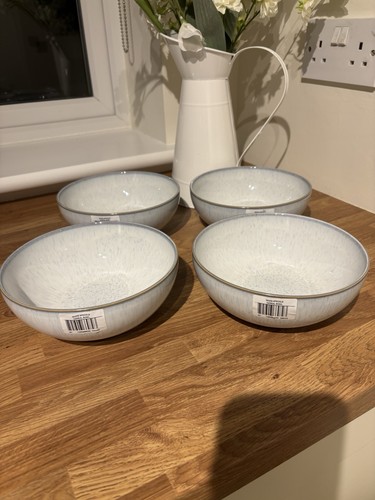 New denby white speckle cereal - denby,