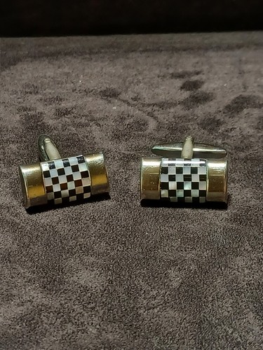 Pair men silver - silver, toned