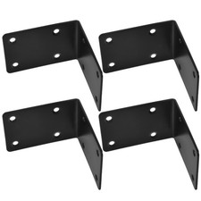  4 Pcs Right Angle Bracket Brackets Heavy Duty Furniture Corner Iron