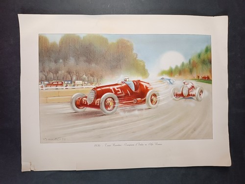 1936 grand prix print - 1936,