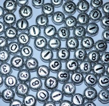 quality SILVER number disk