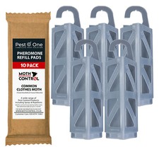 5 Common Clothes Moth Carpet Moth Traps + 10 Professional Pheromone Glue Boards