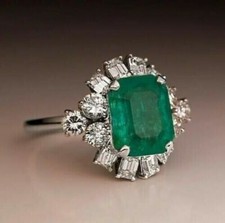 Art Deco Style 4.00Ct Emerald