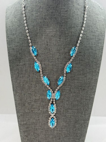 Blue marquise crystal - marquise,