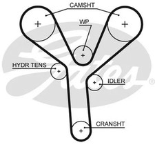 TIMING BELT FITS: HONDA LEGEND