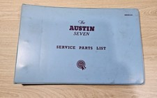 THE AUSTIN SEVEN MINI, SERIVCE PARTS LIST REFERENCE BOOK,  BMC 
