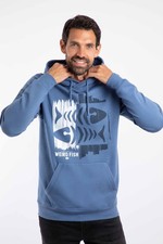 Weird Fish Bryant Graphic Pop Over Hoodie
