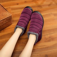 Womens Fur Lined Snow Ankle