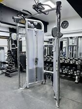 LIFE FITNESS SIGNATURE DUAL ADJUSTABLE PULLEY DAP CABLE CROSSOVER MACHINE SILVER