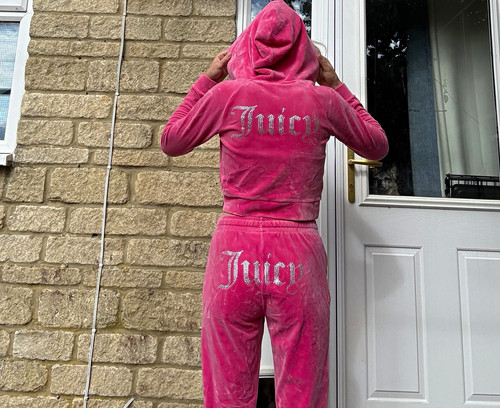Juicy couture pink velour - couture,