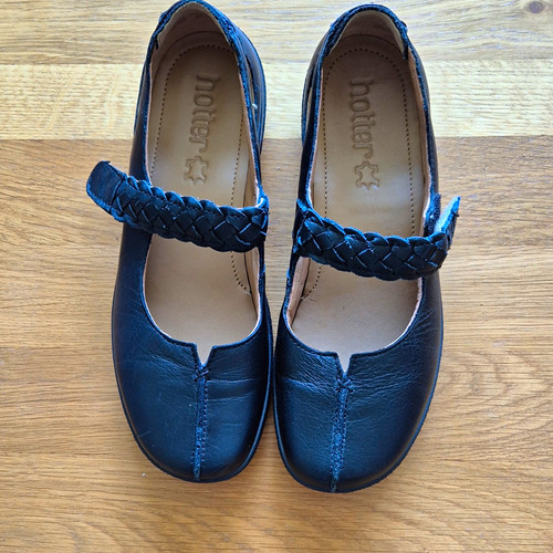 Hotter shake black - hotter, leather