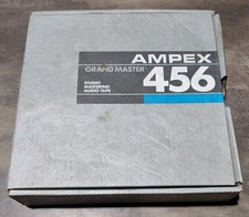 Vintage AMPEX 456 Grand Master Studio Audio Tape Reel used