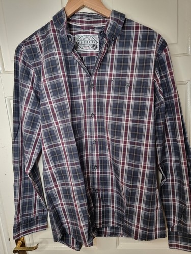 Red herring mens shirt medium - red,