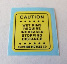 Early Schwinn BMX "Wet Rims"