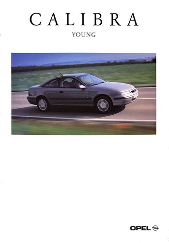 Opel calibra young brochure - calibra,