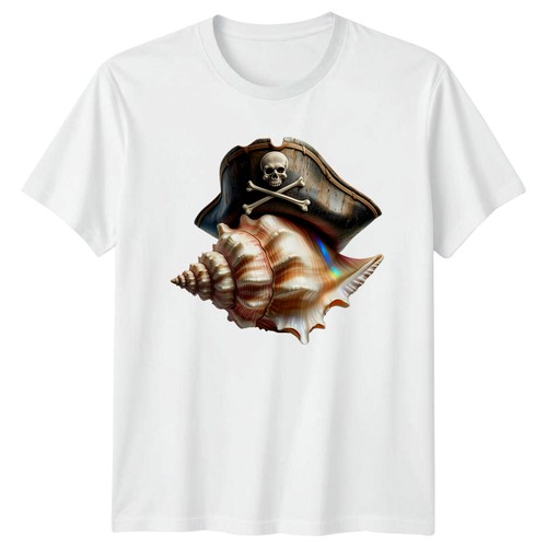 Pirate skull crossbones shell - skull,