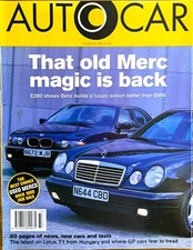 AUTOCAR MAGAZINE 14-AUG-96 - BMW 528i, Mercedes E280 W210, SEAT Cordoba 1.6 SX