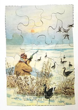 Weber Pullman Bread Advertising Jigsaw Puzzle Goose Hunting Complete