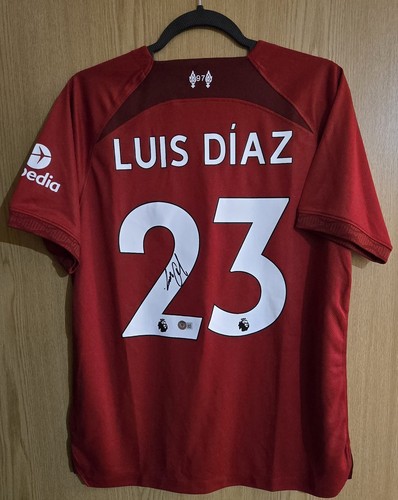 Authentic signed luis díaz - authentic,