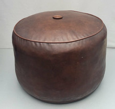 Vintage Mid Century Brown Faux