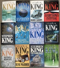Stephen King 12 Hardback Books by BCA / Guild Publishing, Early Editions Bundle