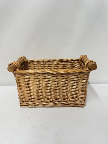 Rustic wicker storage basket - storage,