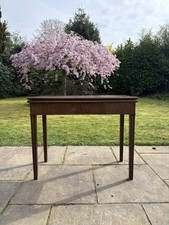 Antique Mahogany Fold-Top Card