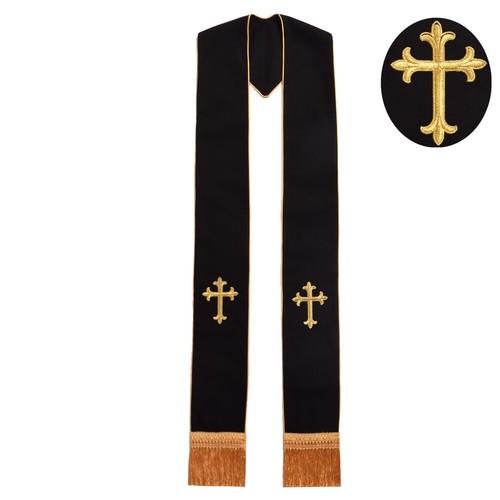 Clergy stole cross embroidery - stole,