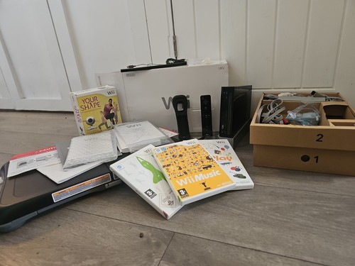 Nintendo wii console black - black,