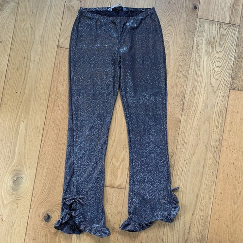Silver lurex trousers - 70's,