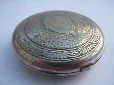 Antique 1915 Rare Double Sided Powder & Rouge Compact By Colgate & Co New York