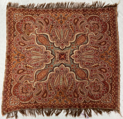 Vintage woven wool kashmiri - vintage,