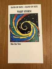 TALISMAN (2nd EDITION): TIMESCAPE CARD: WARP STORM (GAMES WORKSHOP)