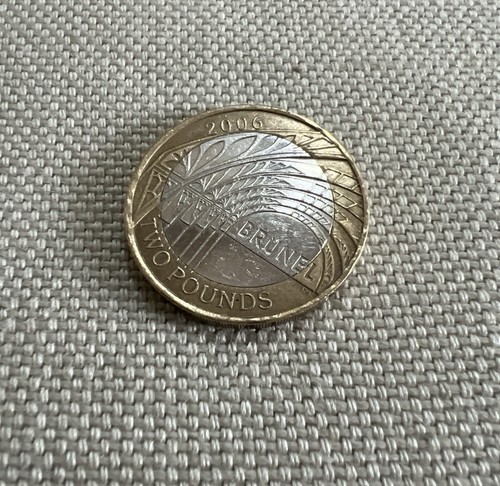 2006 two pounds - £2, brunel
