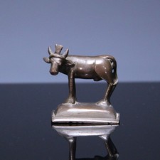 Small Indian Bronze Nandi Bull