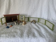 Farm World 42420 Rabbit Hutch and Bunny Playpen Toy Play Set Schleich 72734