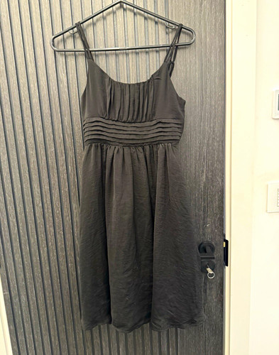 Black strappy pleated - h&m,