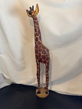 Giraffe Hand Carved Wooden