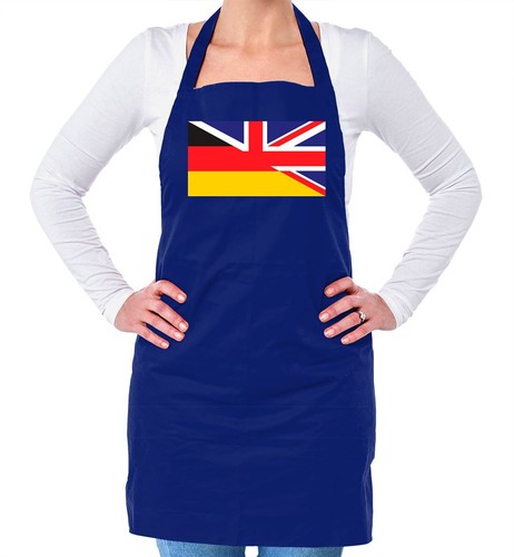 Half german britain flag - half,