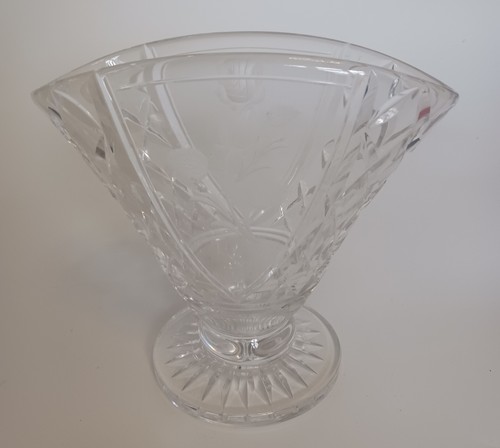 Stuart crystal etched - crystal, rose