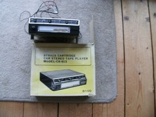 VINTAGE MIKADO CAR 8-TRACK PLAYER+BOX.