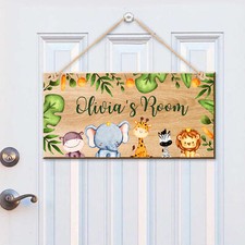 Personalised children door - personalised,